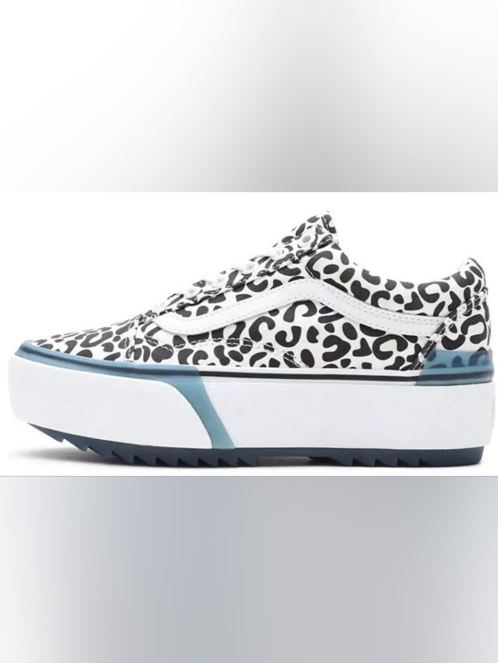 Vans Old Skool Stacked 'UV Ink - Leopard' Sneakers Size 7.5 NWOT MSRP $99.95 - Picture 2 of 11